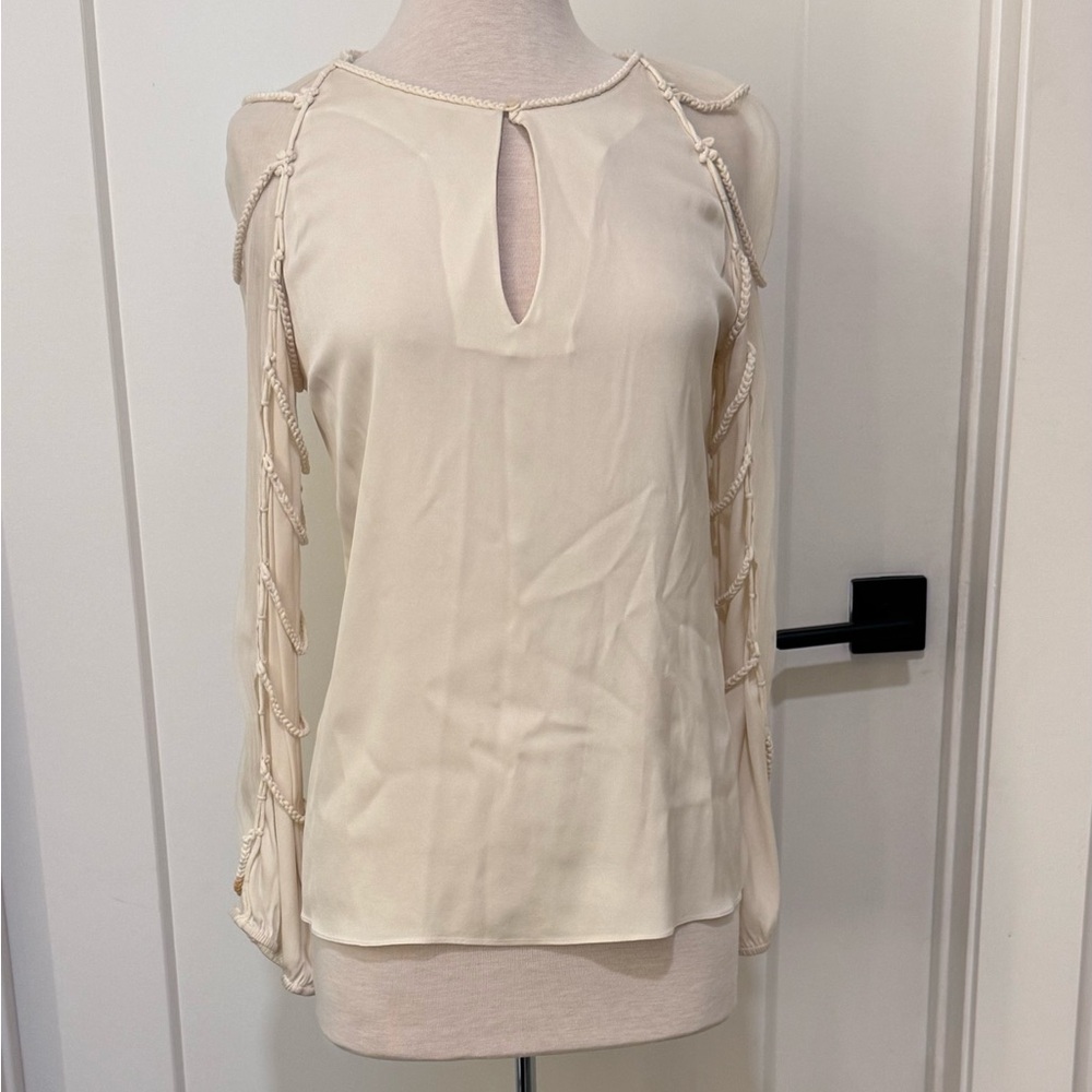 Elegant Cream Women's Top